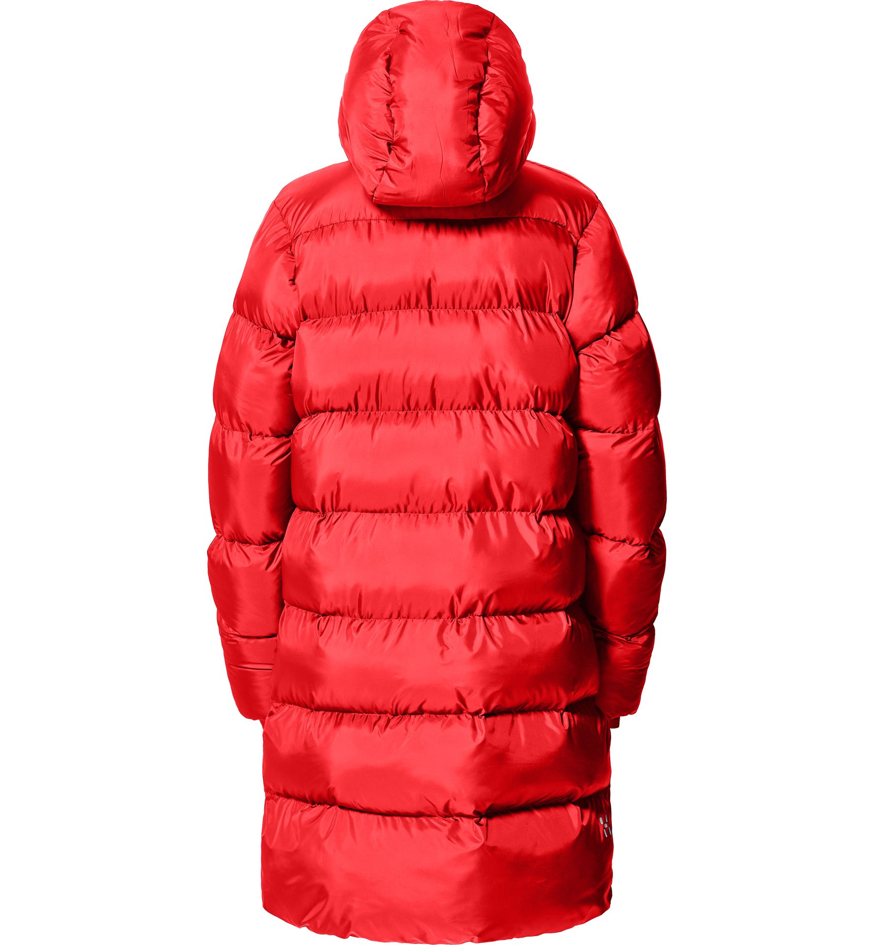 Long Mimic Parka Women Poppy Red