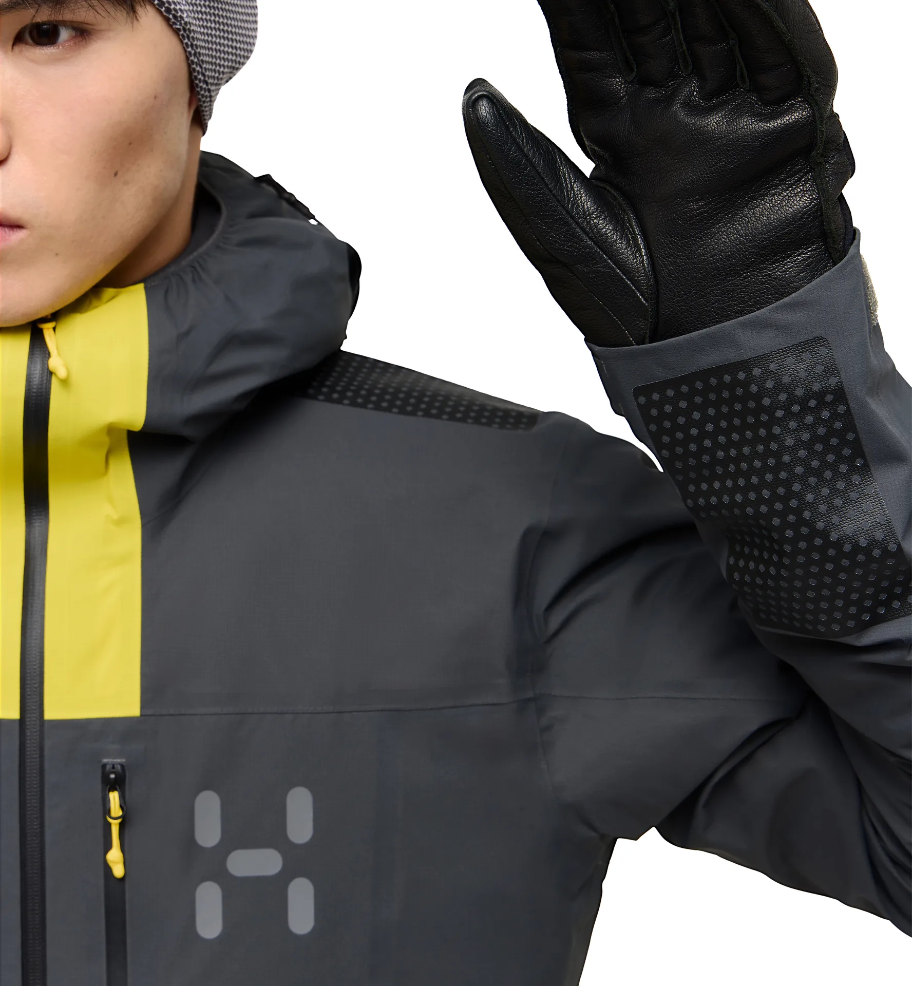 L.I.M ZT II GTX Jacket Men Magnetite/Tech Yellow