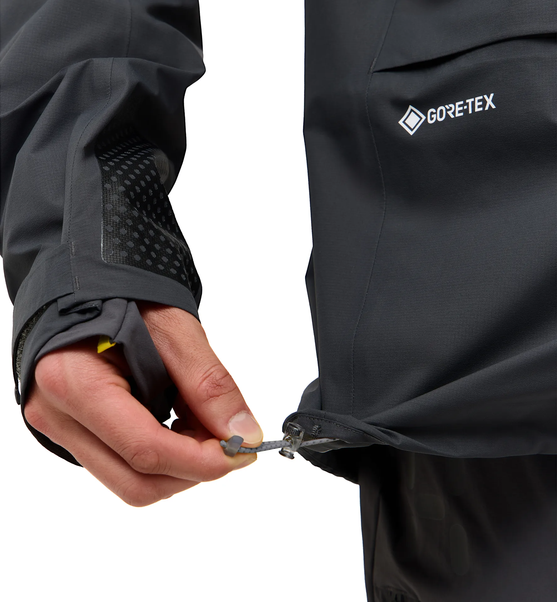 L.I.M ZT II GTX Jacket Men Magnetite/Tech Yellow