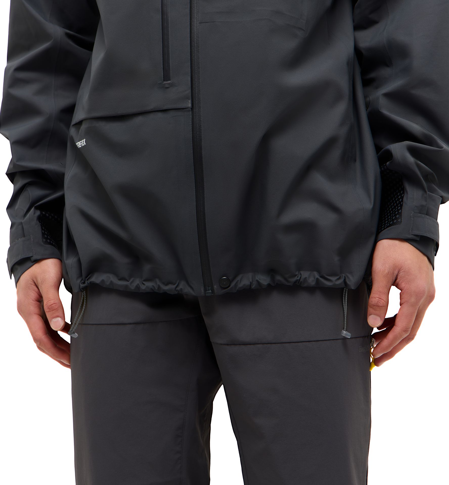 L.I.M ZT II GTX Jacket Men Magnetite/Tech Yellow