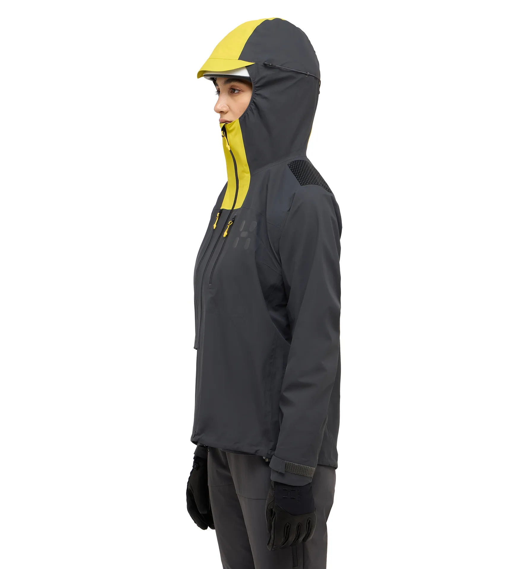 L.I.M ZT II GTX Jacket Women Magnetite/Tech Yellow