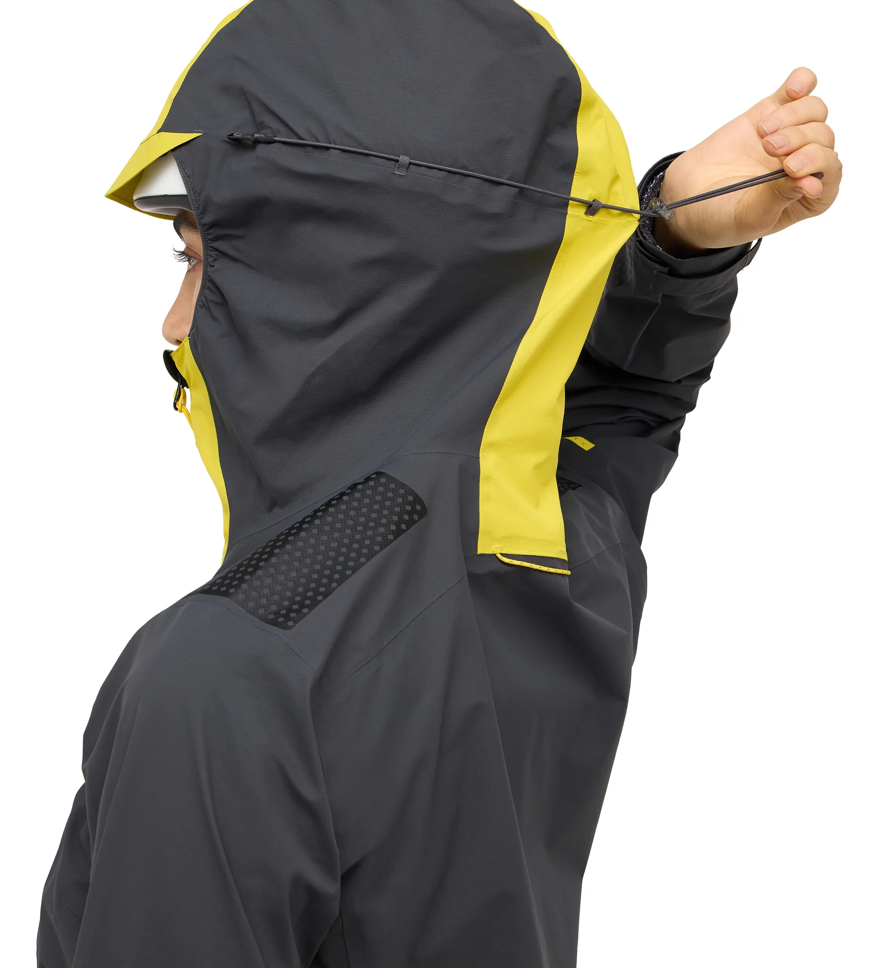 L.I.M ZT II GTX Jacket Women Magnetite/Tech Yellow