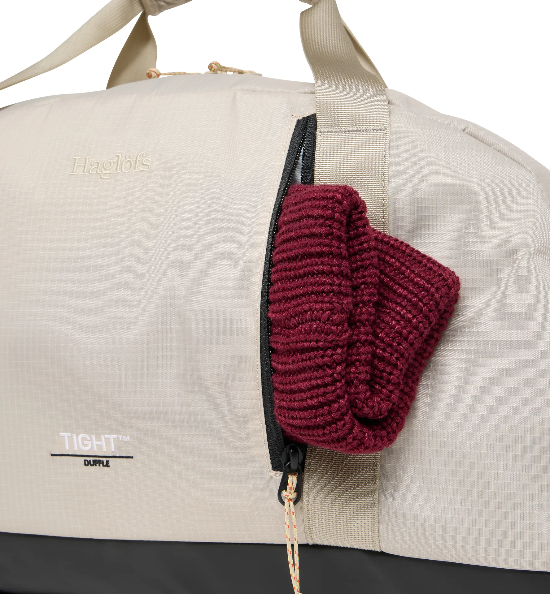 Tight duffle 50 Chalk Beige/True Black