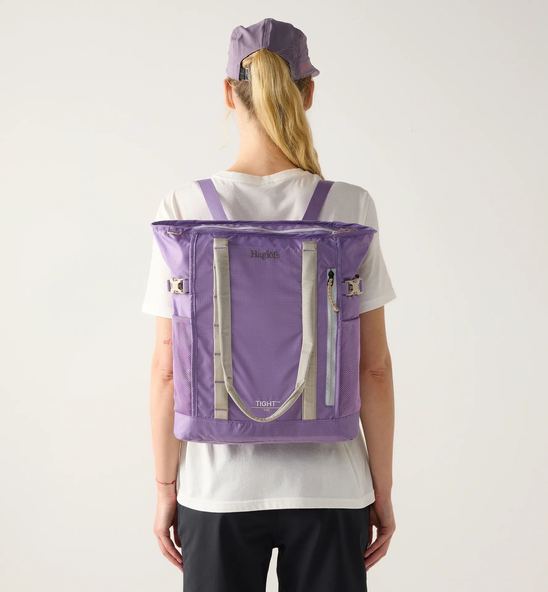 Tight Tote 25 Purple Ice/Chalk Beige