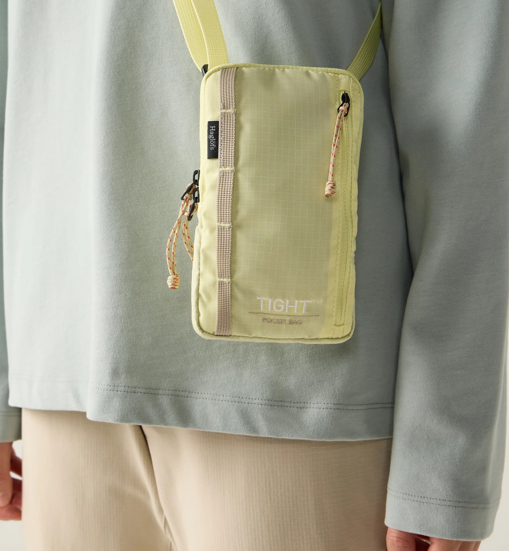 Tight Pocket bag Yellow Rise/Chalk Beige