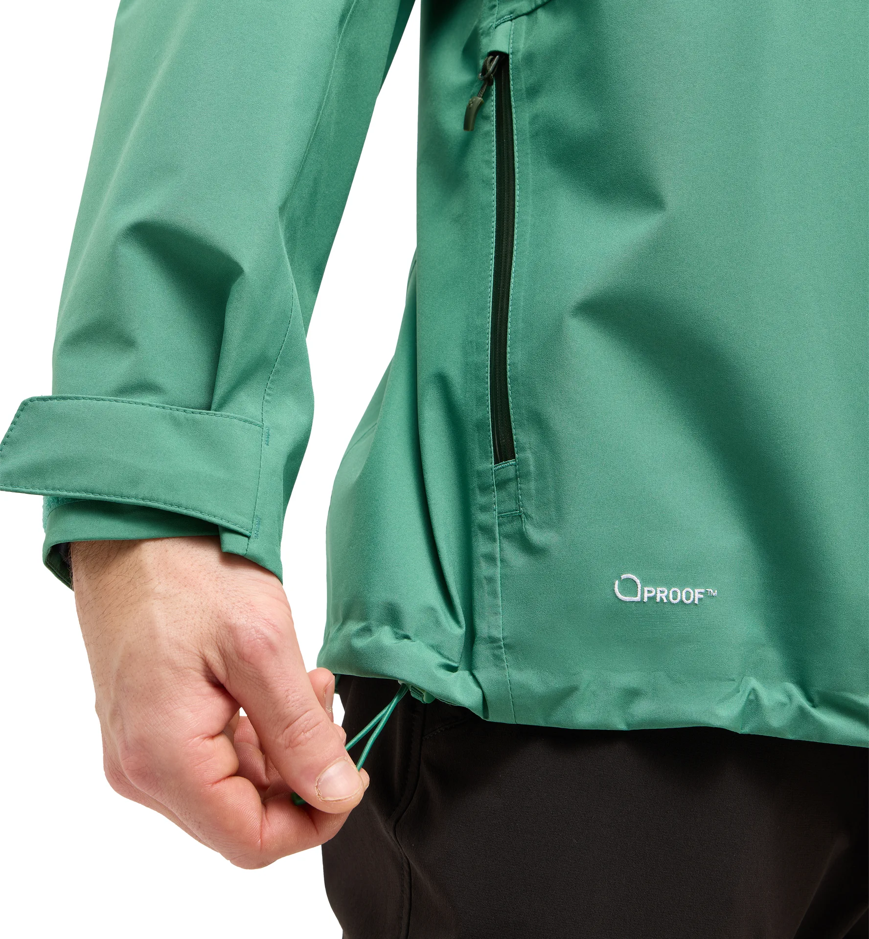 Front Proof Jacket Men Dk Jelly Green