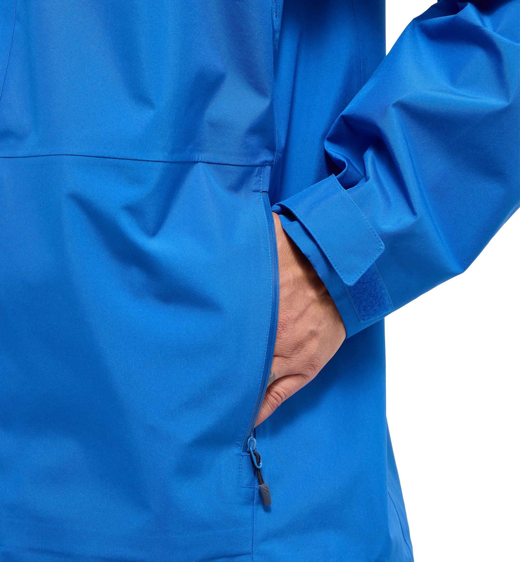 Front Proof Jacket Men Electric Blue