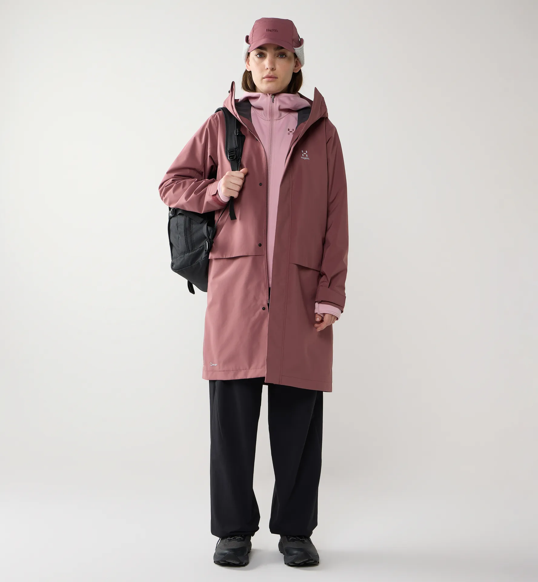 Aria Proof Parka Women Misty Mauve