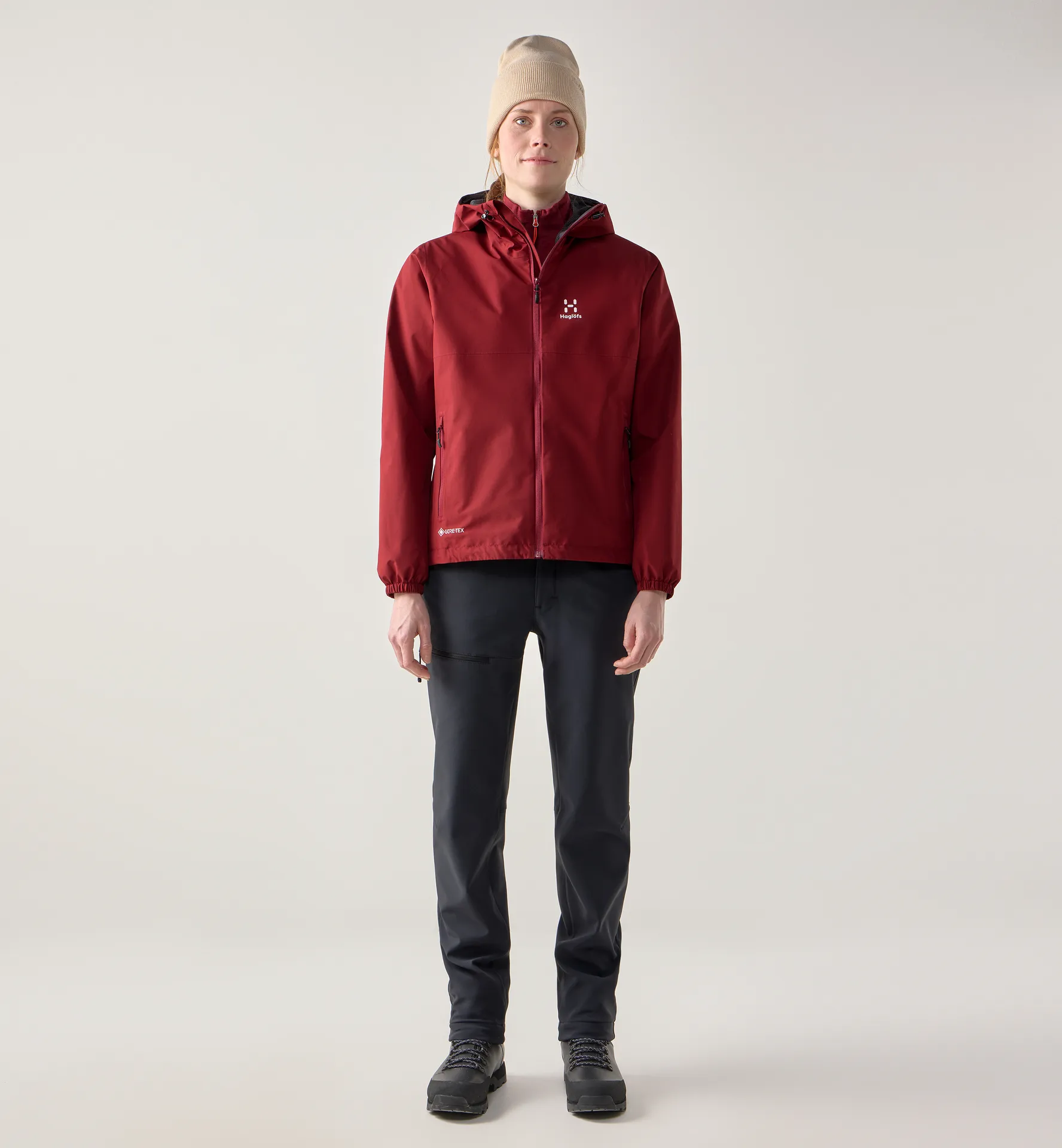 Kaise GTX Jacket Women Carmine Red