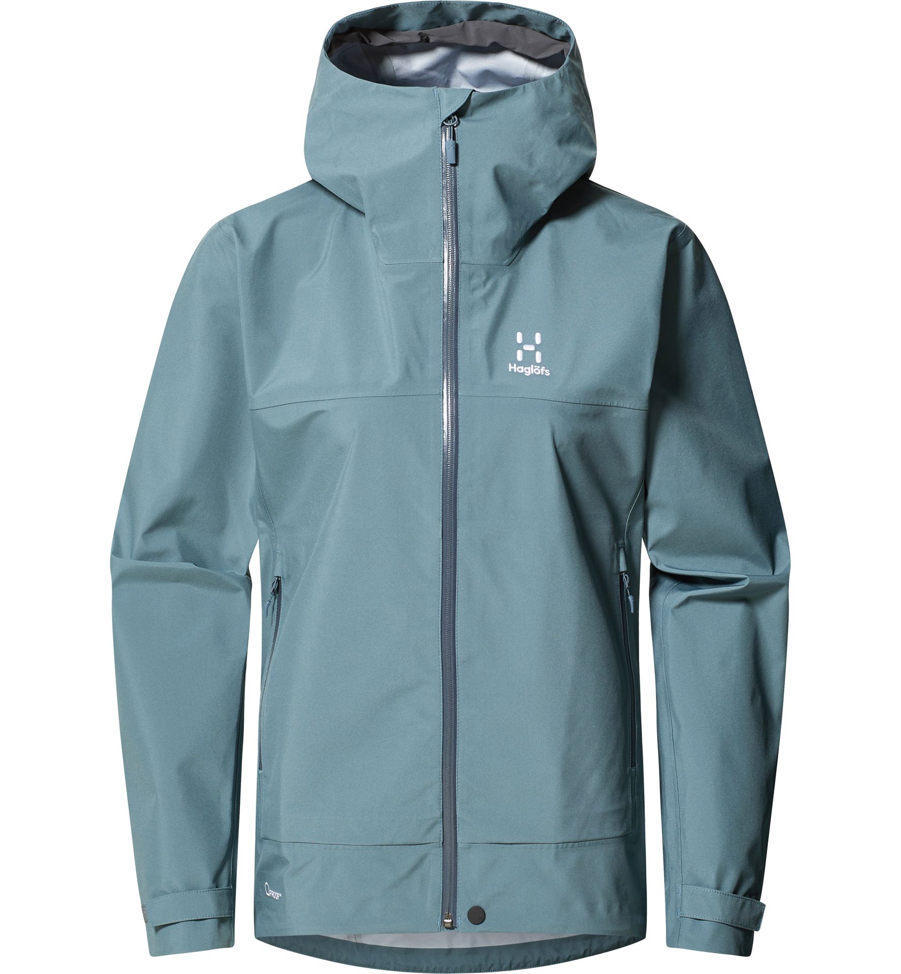 Front Proof Jacket Women Steel Blue