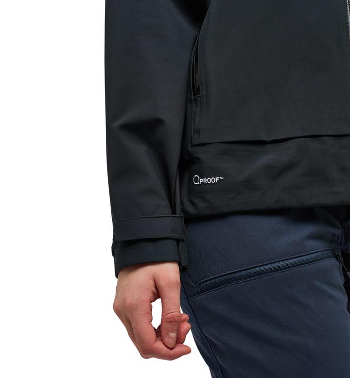 Front Proof Jacket Women True Black Front Proof Jacket Women True Black