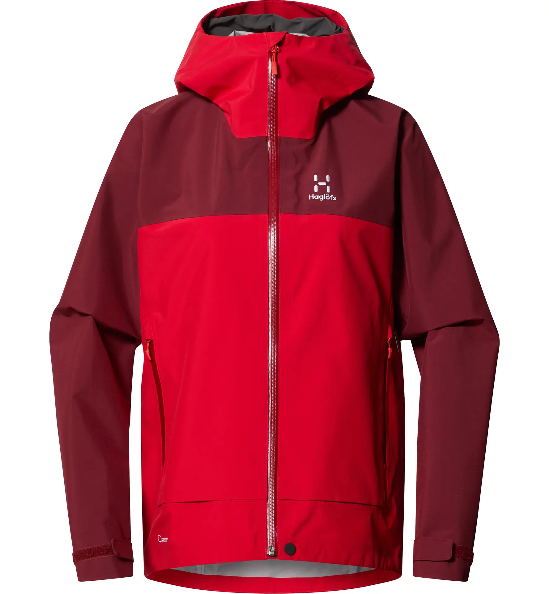 Front Proof Jacket Women Carmine Red/Bright Red