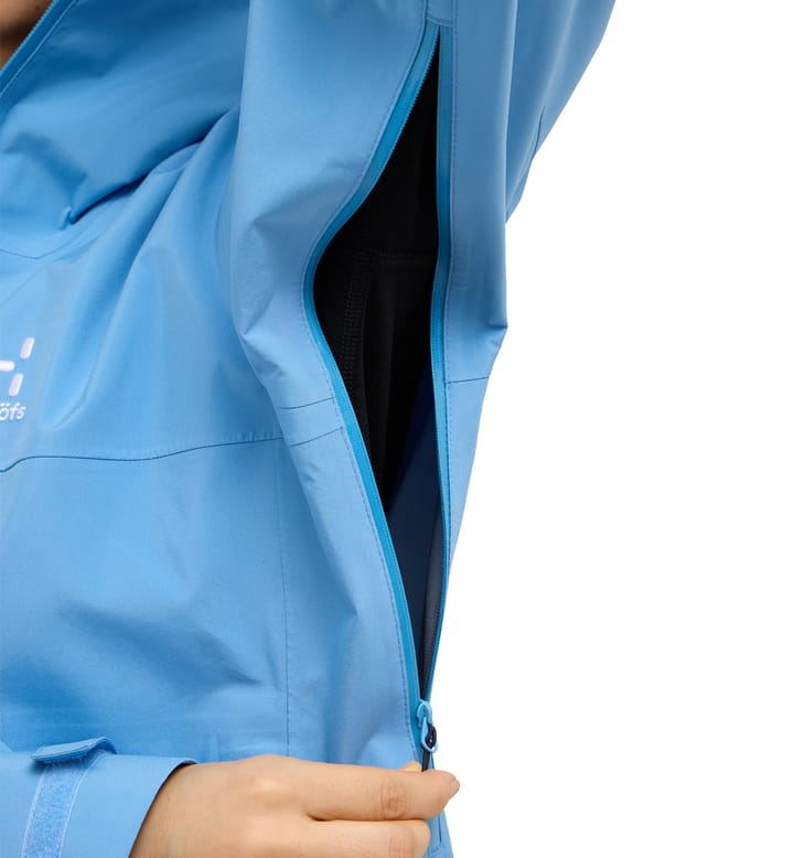 Front Proof Jacket Women Sky Blue Front Proof Jacket Women Sky Blue