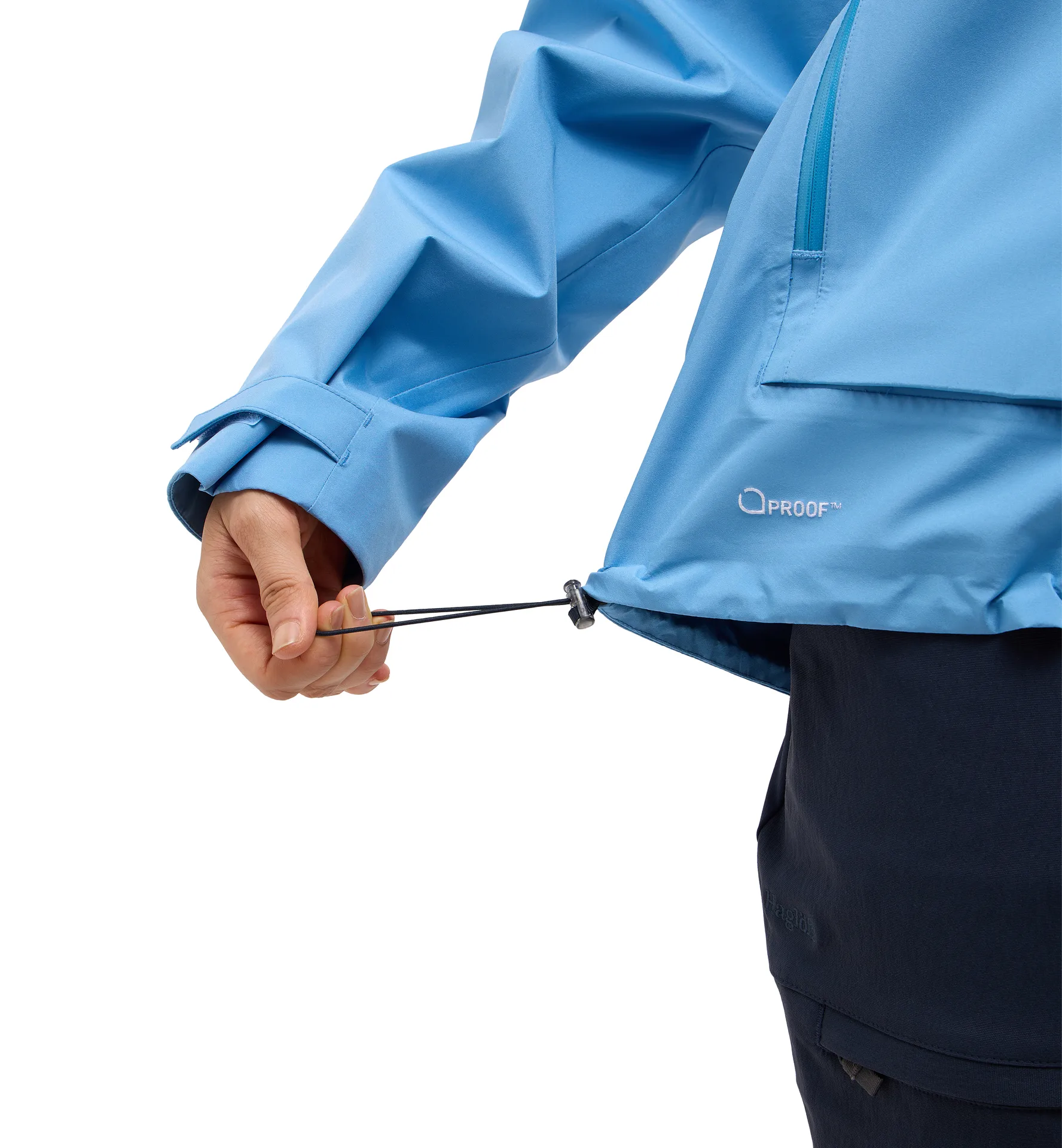 Front Proof Jacket Women Sky Blue