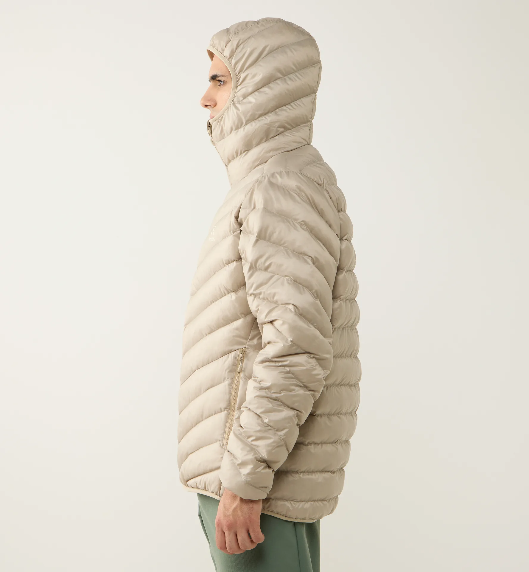 Särna Mimic Hood Men | Chalk Beige | Activities | Synthetic
