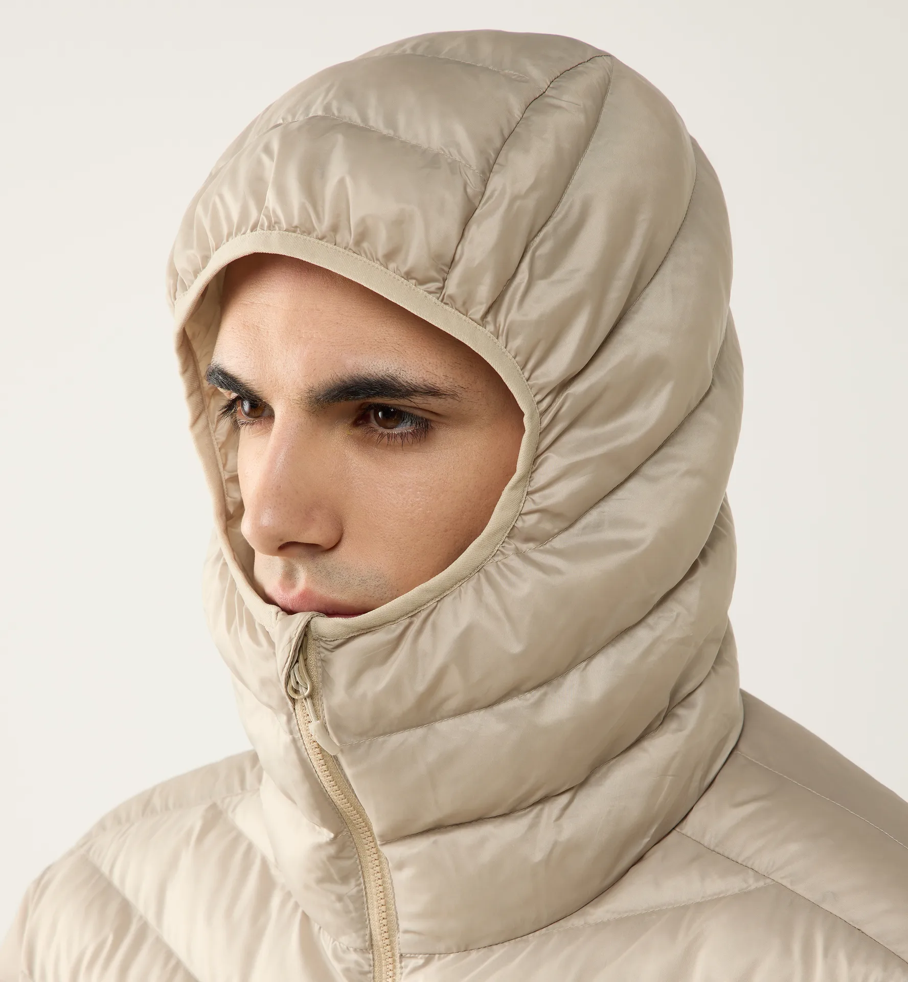 Särna Mimic Hood Men Chalk Beige