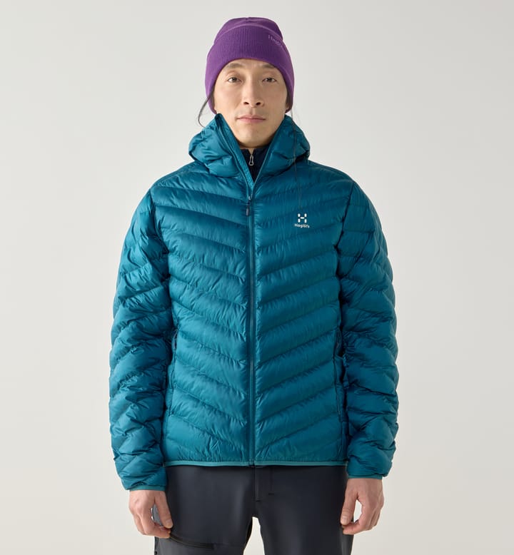 Särna Mimic Hood Men Deep Teal Särna Mimic Hood Men Deep Teal