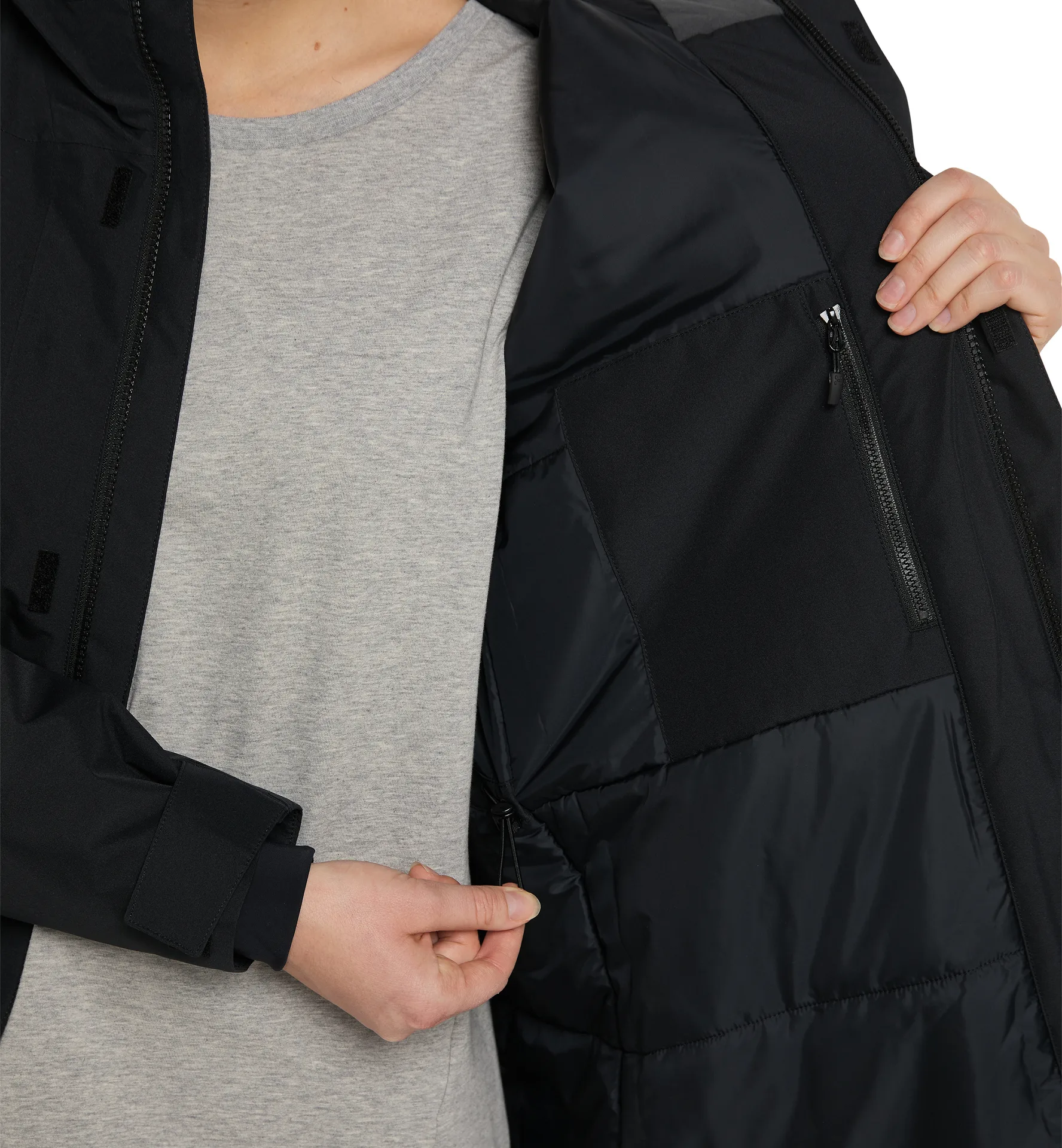 Salix Proof Mimic Parka Women True Black
