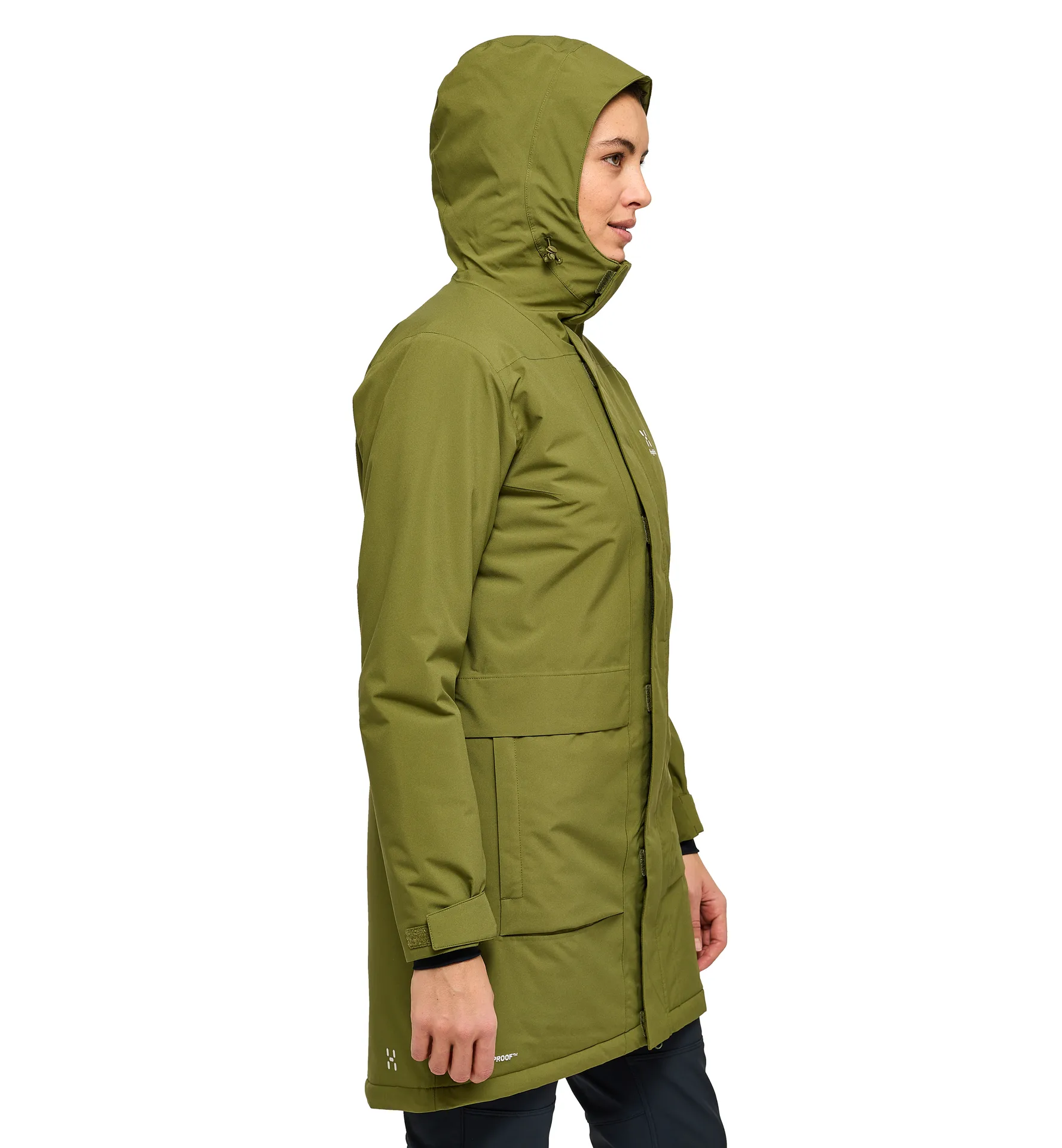 Salix Proof Mimic Parka Women Olive Green