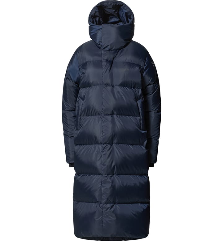 Long Down II Parka Women Tarn Blue