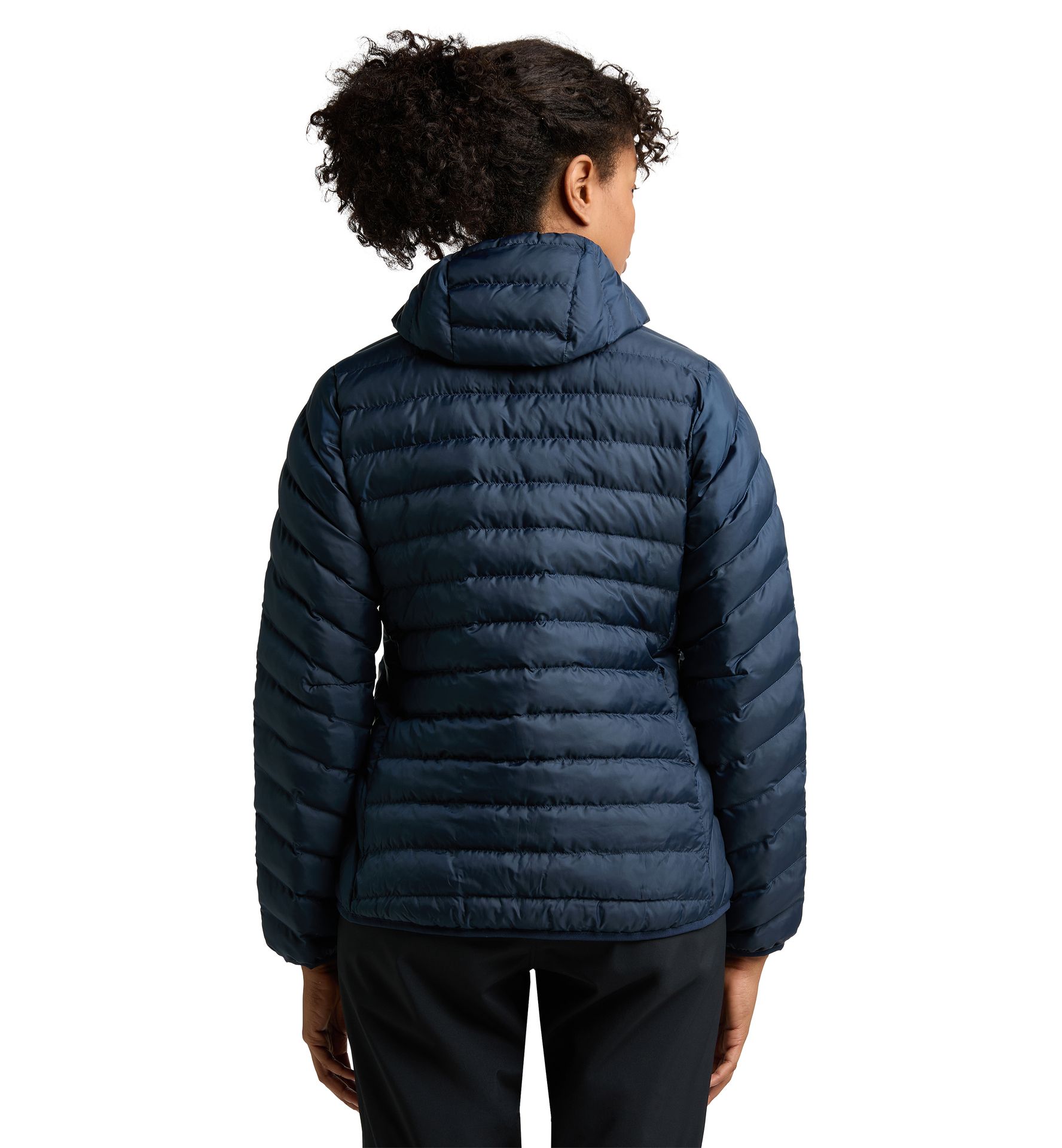 Särna Mimic Hood Women Tarn Blue