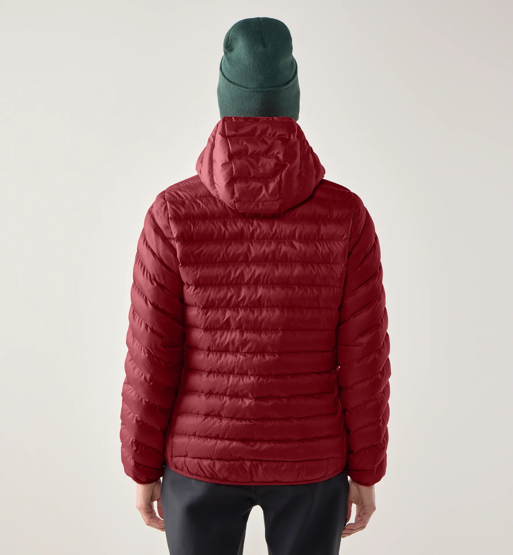 Särna Mimic Hood Women Carmine Red