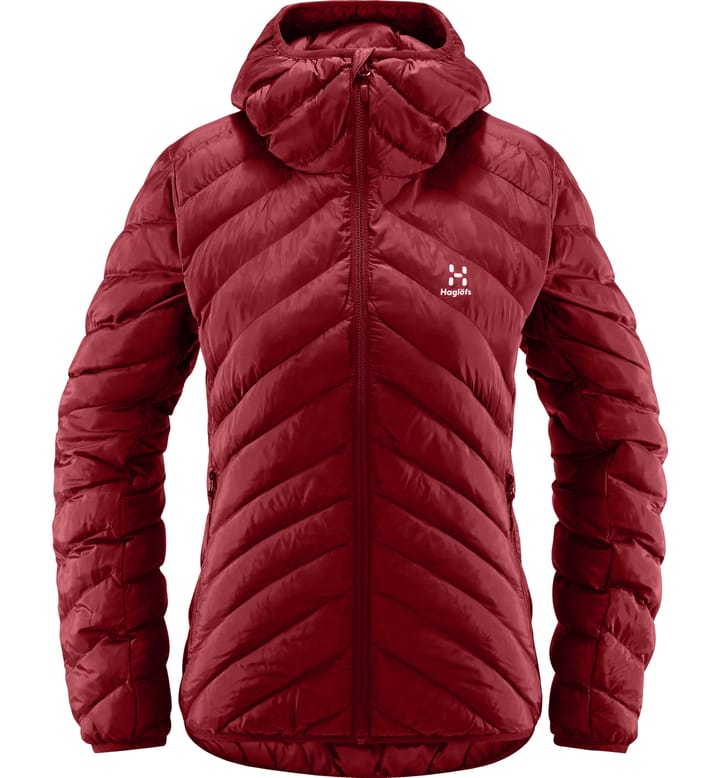 Särna Mimic Hood Women Carmine Red Särna Mimic Hood Women Carmine Red