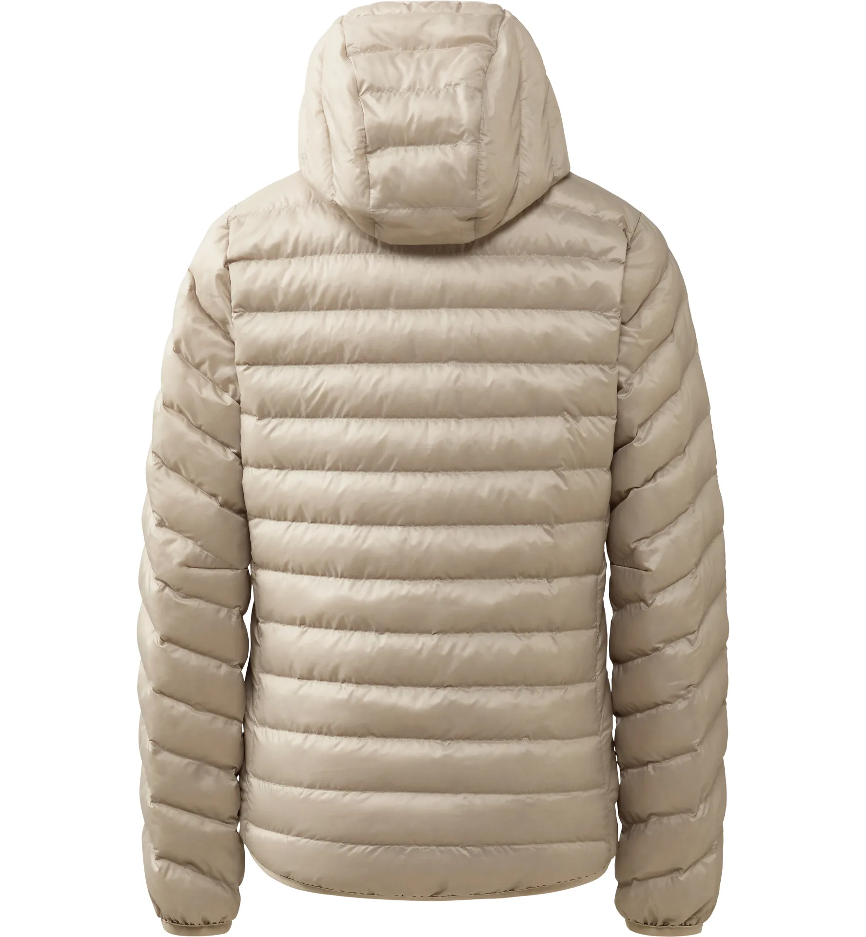 Särna Mimic Hood Women Chalk Beige