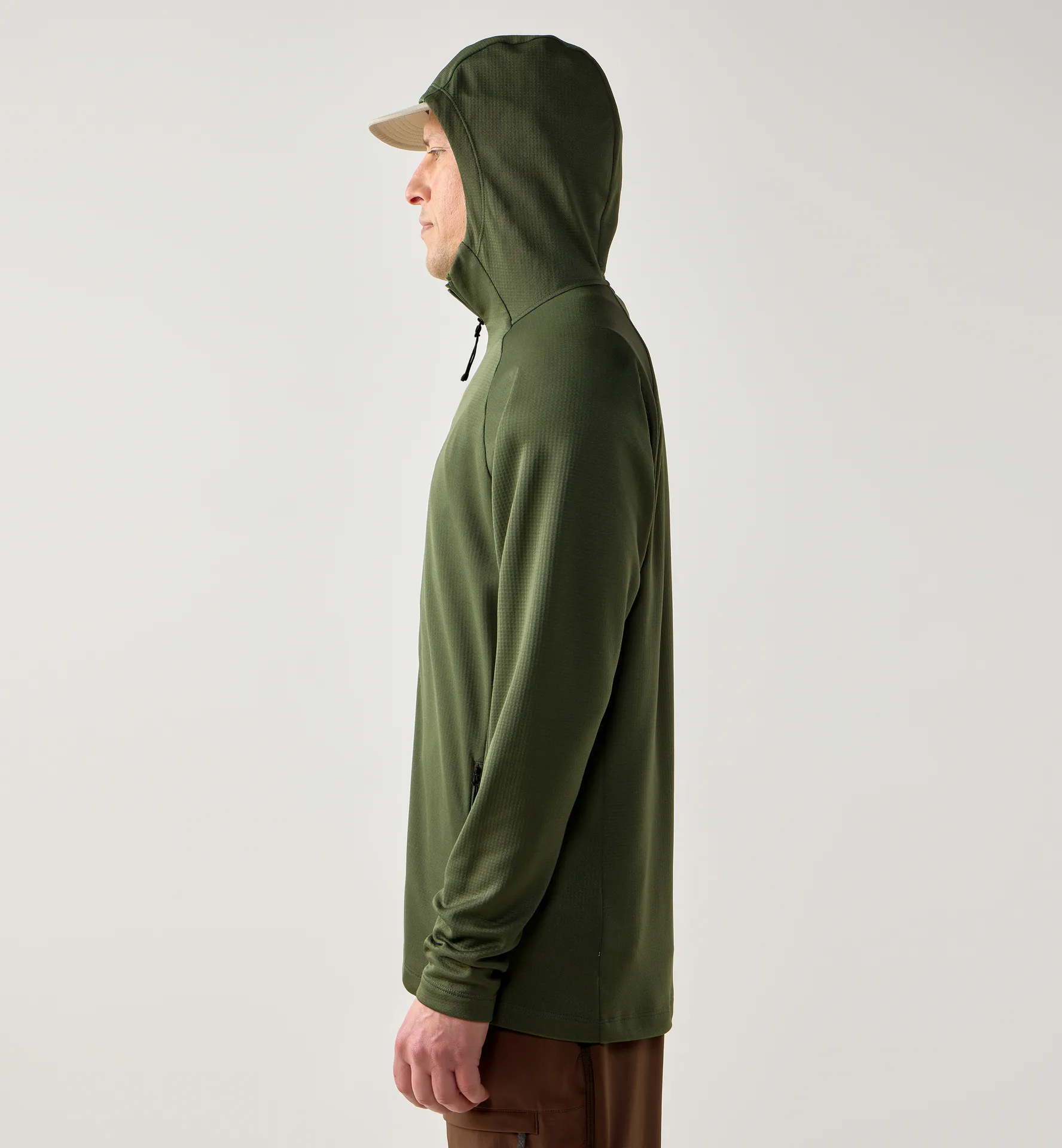 Korp Mid Hood Men Seaweed Green