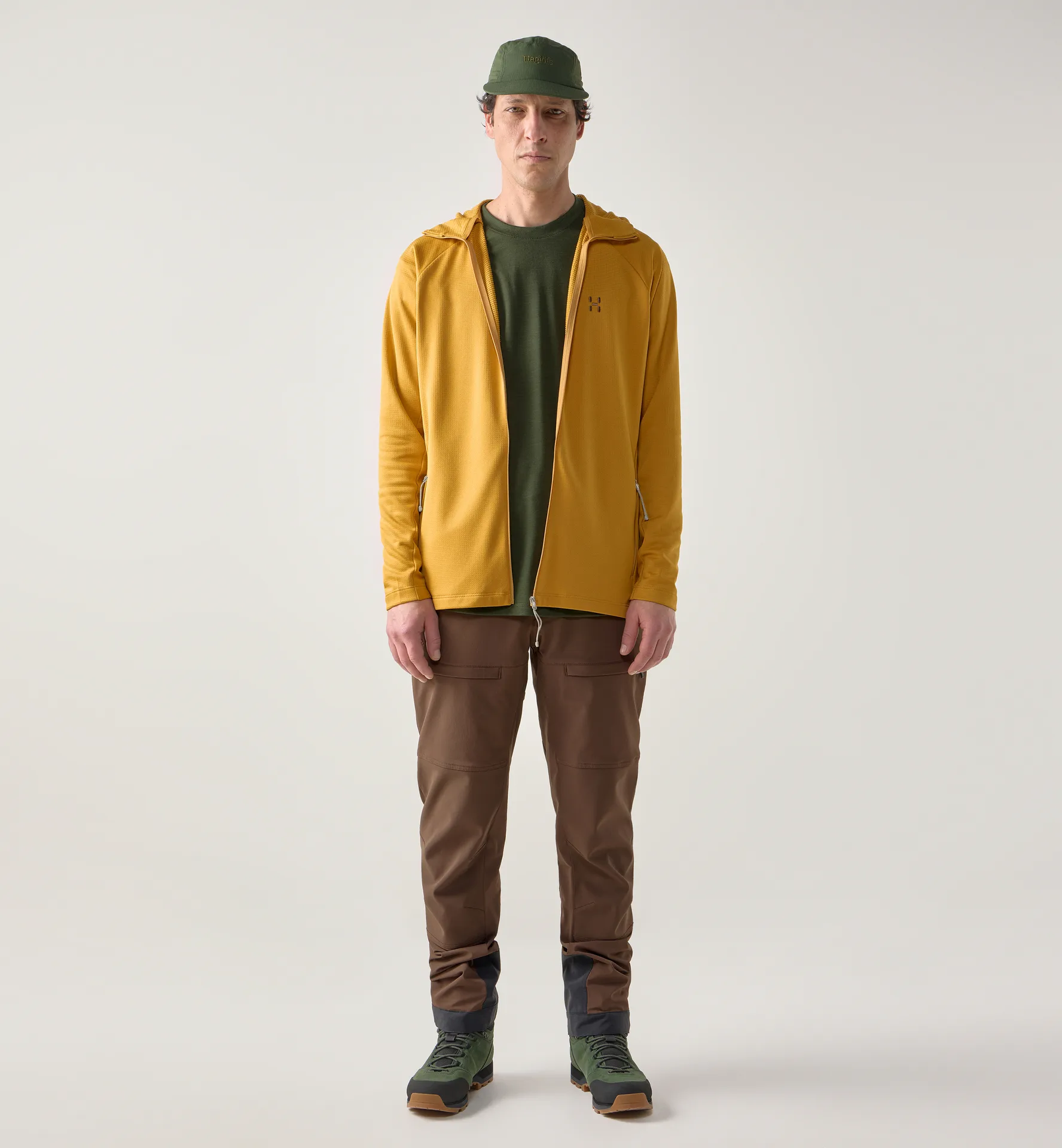 Korp Mid Hood Men Clay Yellow