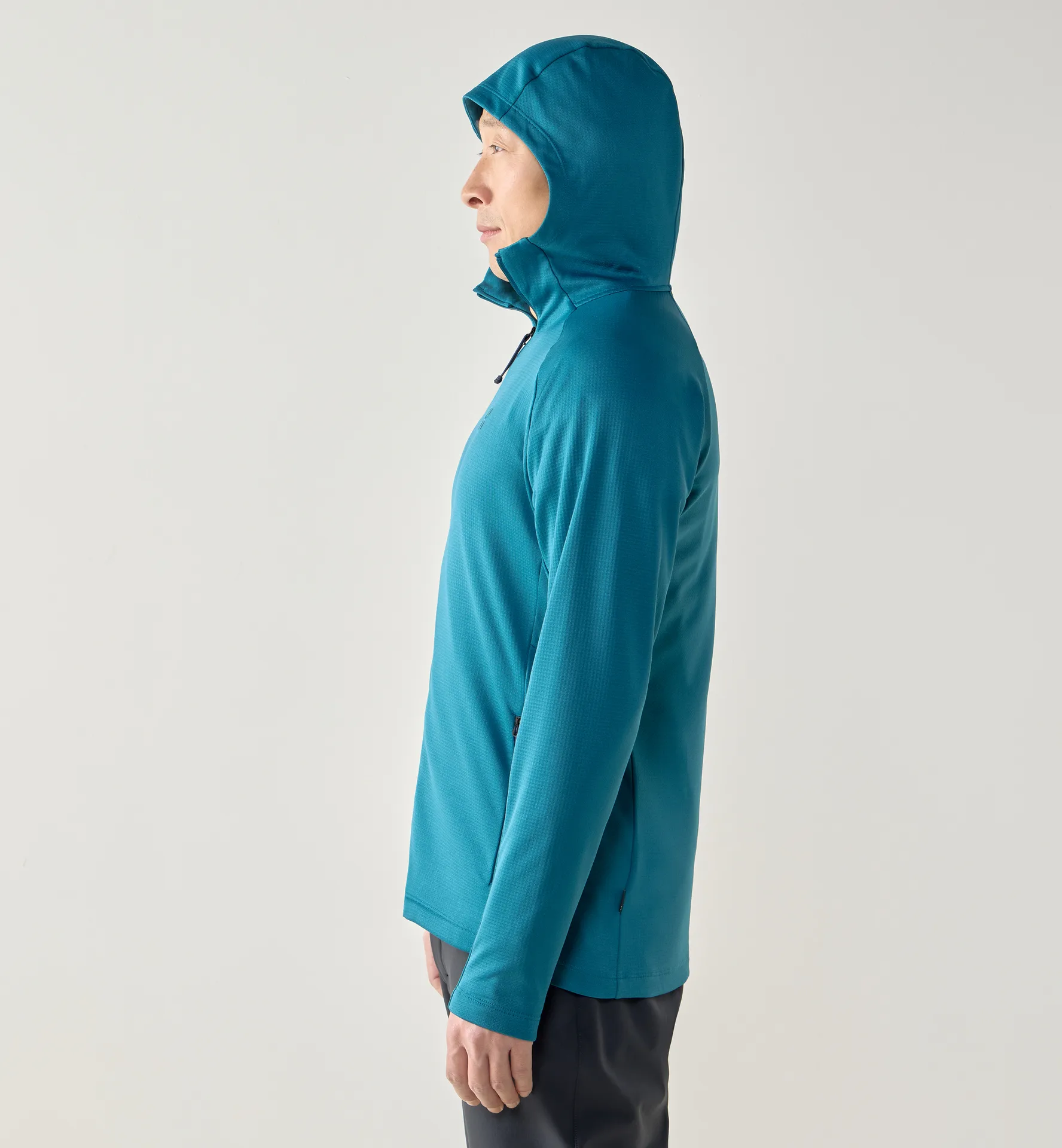 Korp Mid Hood Men Deep Teal