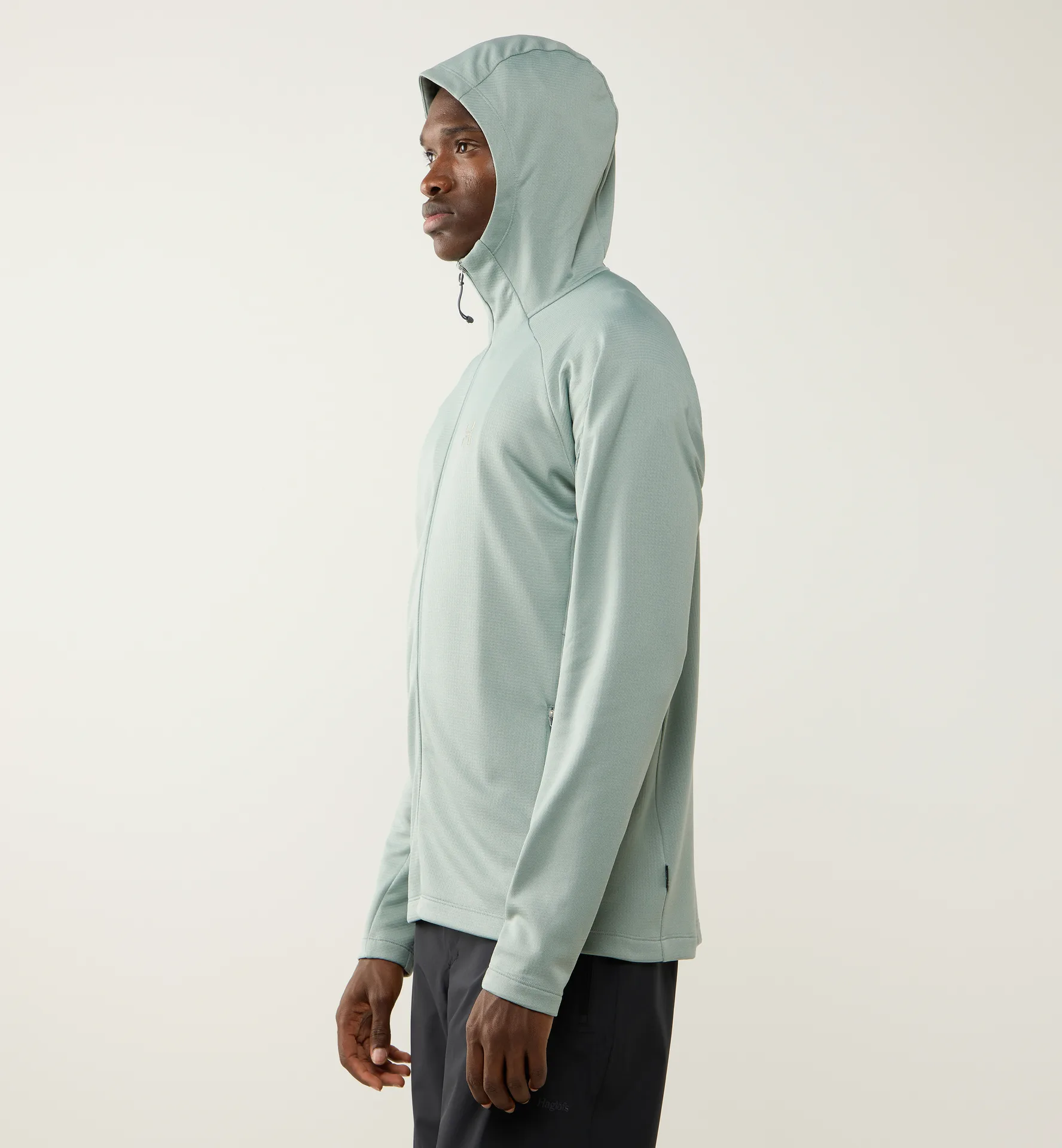 Korp Mid Hood Men Dew Green