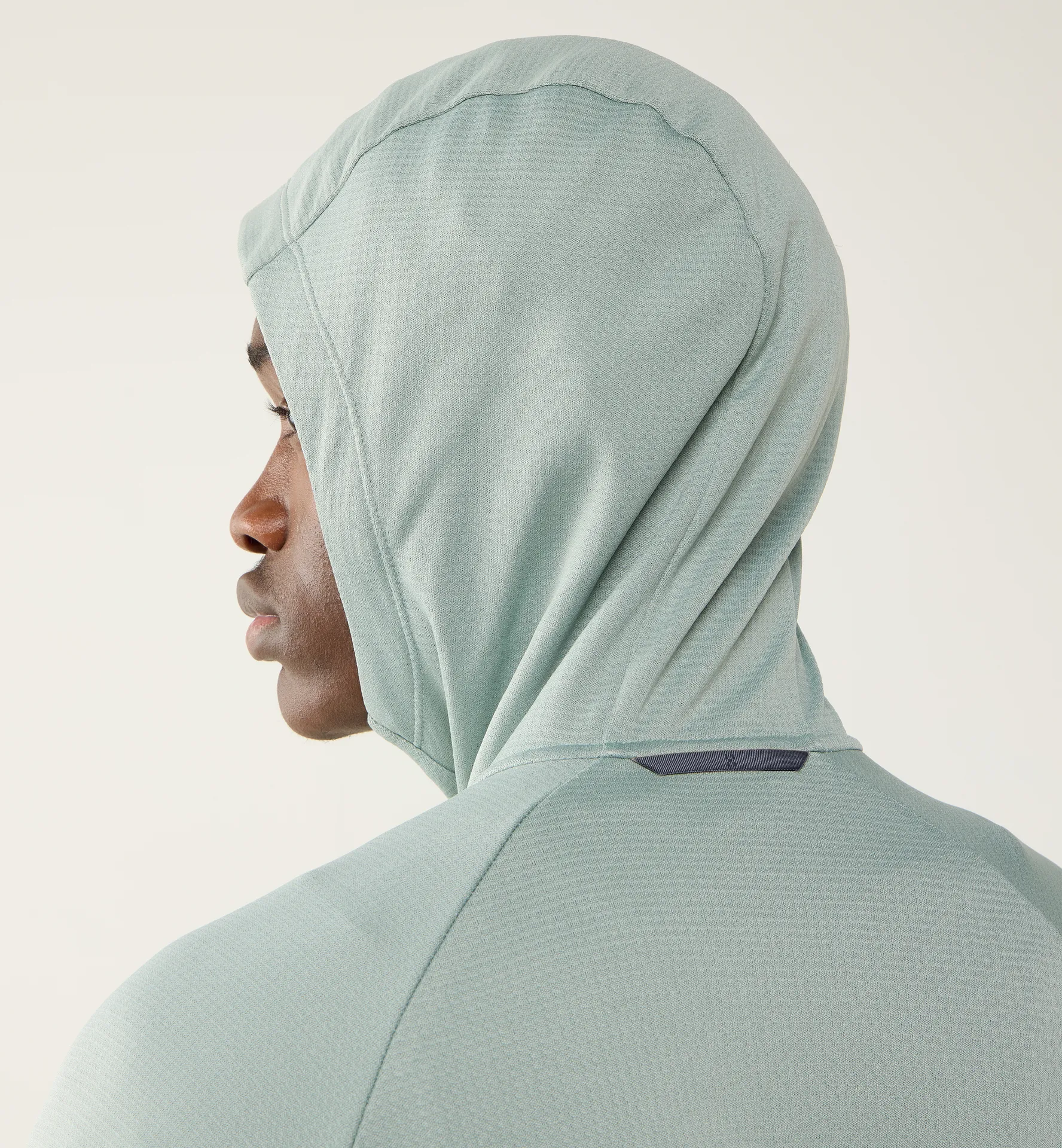 Korp Mid Hood Men Dew Green