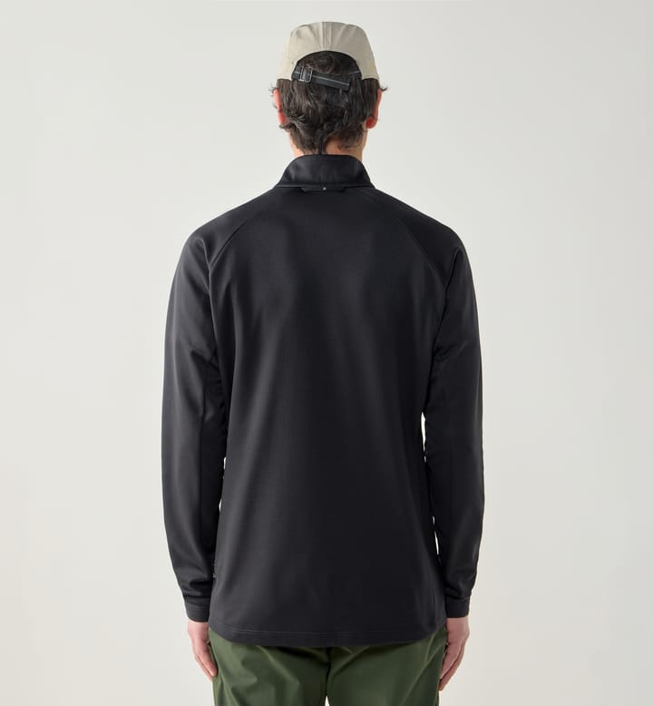 Korp Mid Halfzip Men True Black Korp Mid Halfzip Men True Black