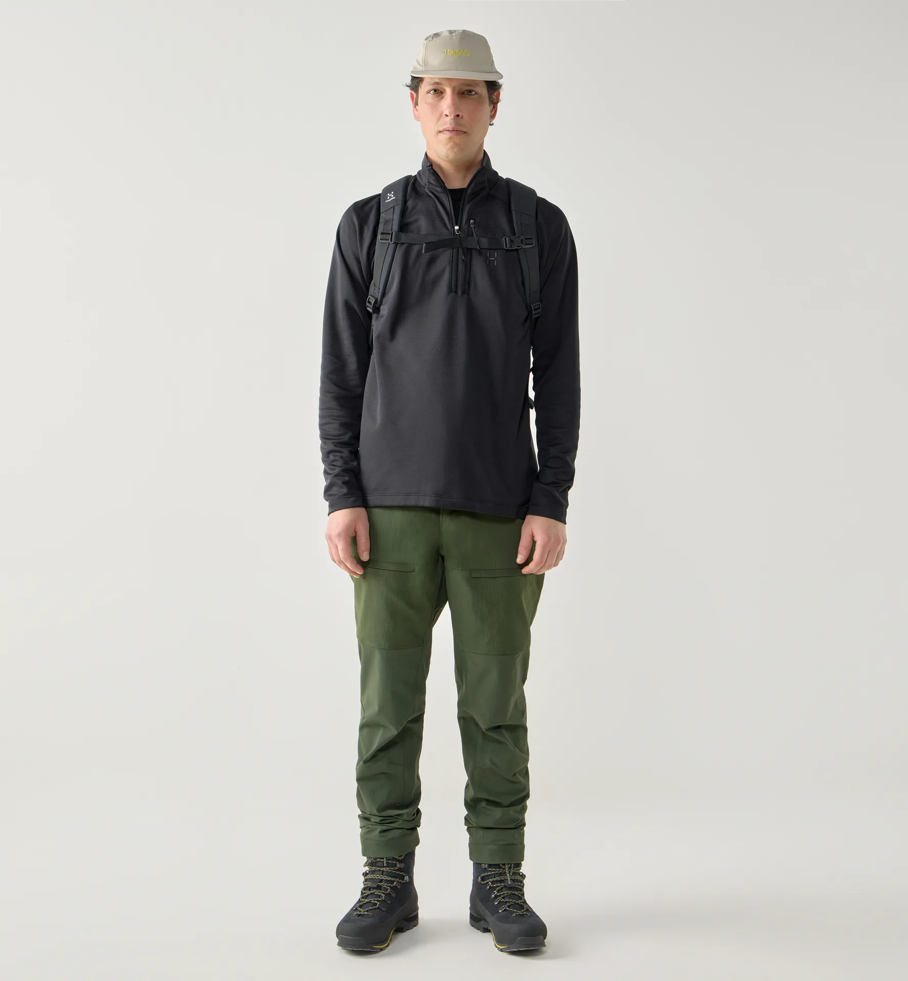 Korp Mid Halfzip Men True Black