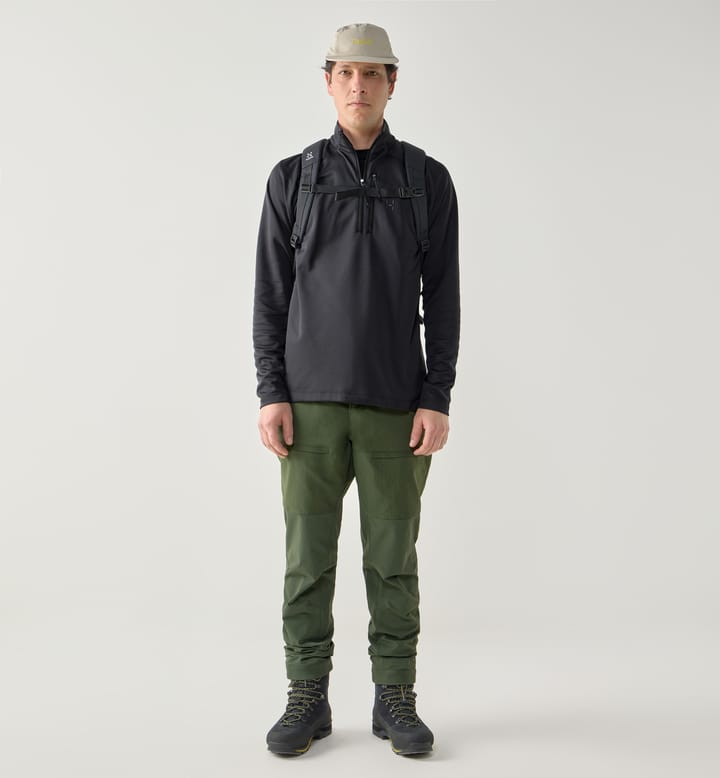 Korp Mid Halfzip Men True Black Korp Mid Halfzip Men True Black