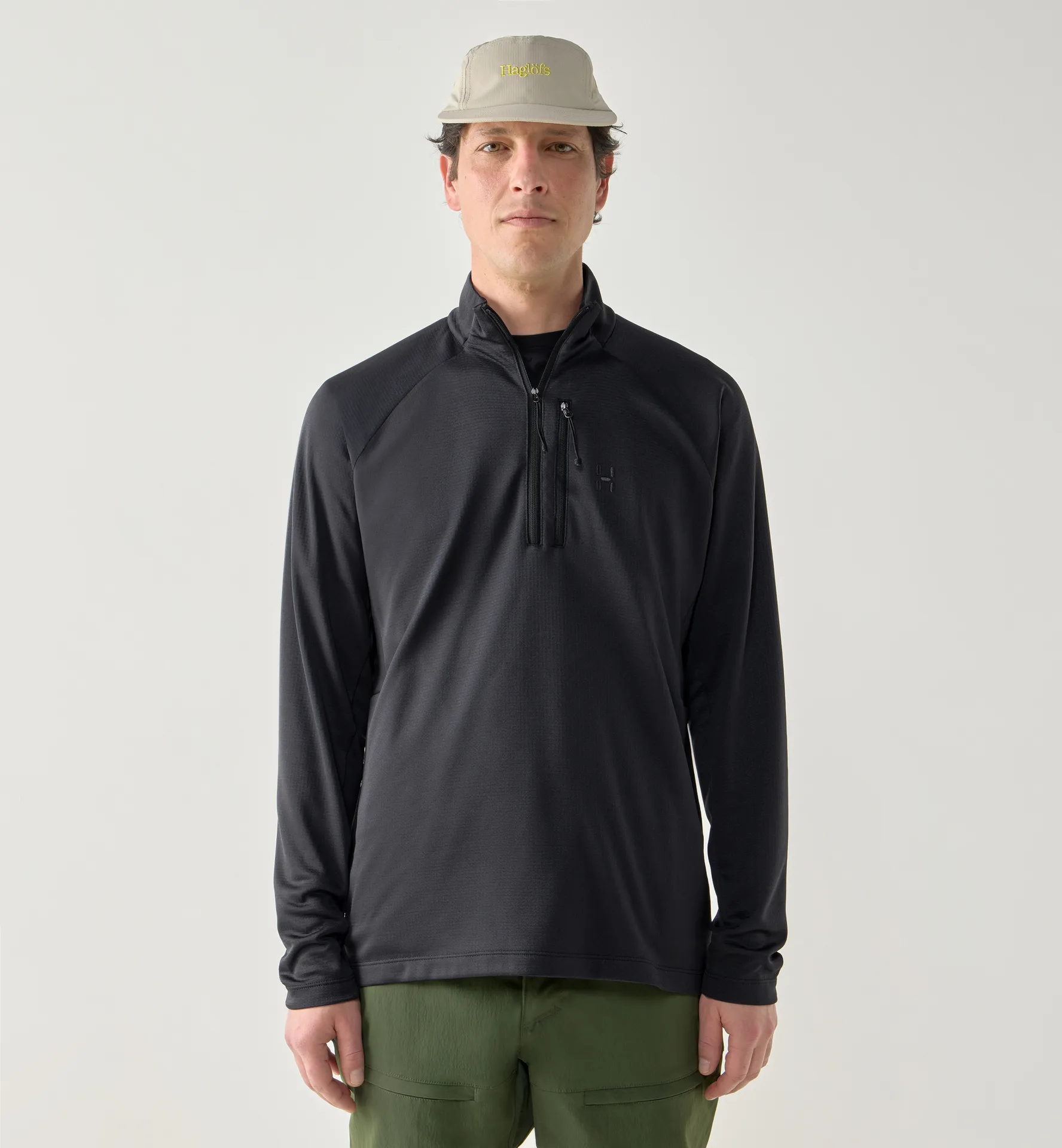 Korp Mid Halfzip Men True Black