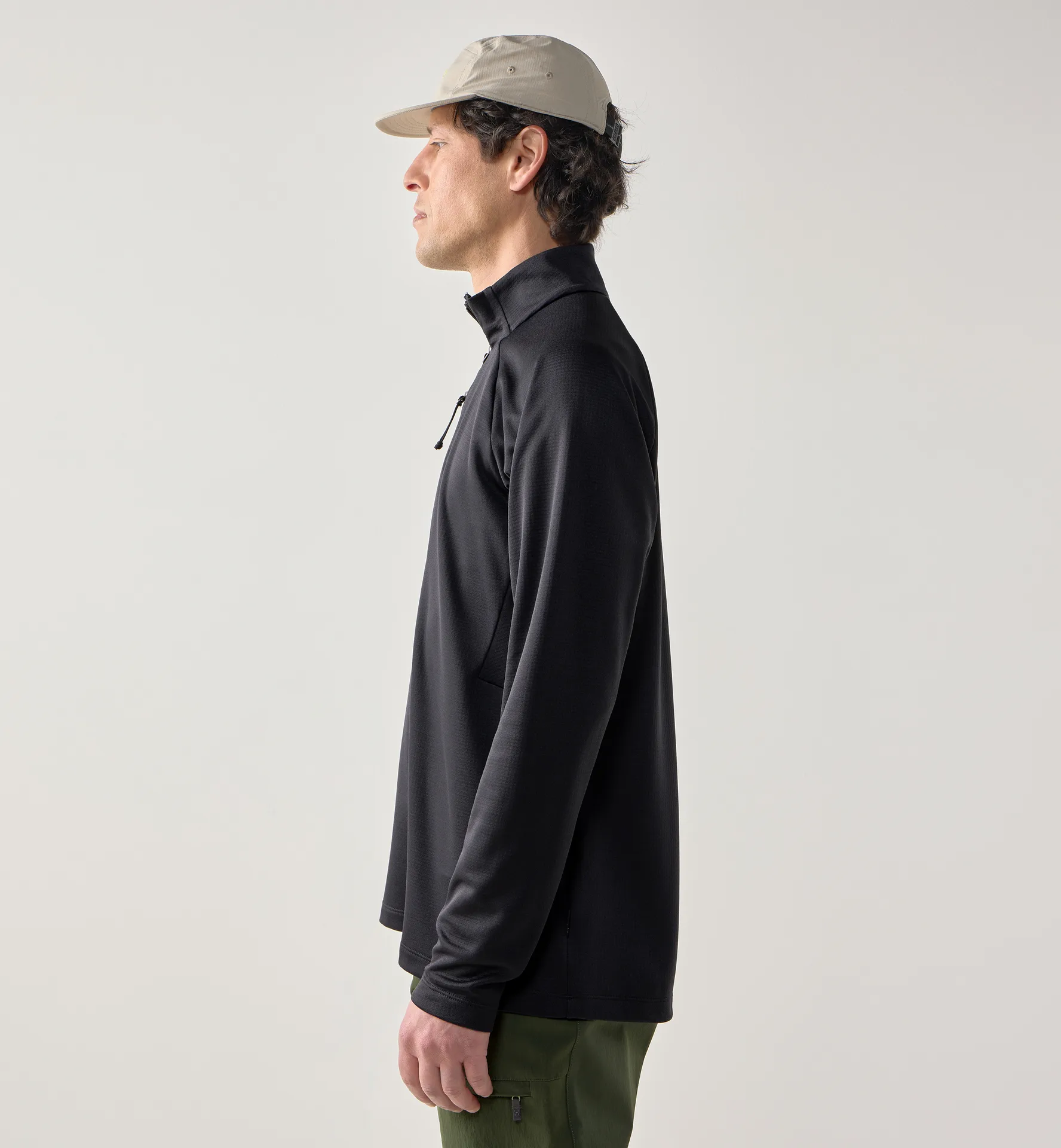 Korp Mid Halfzip Men True Black