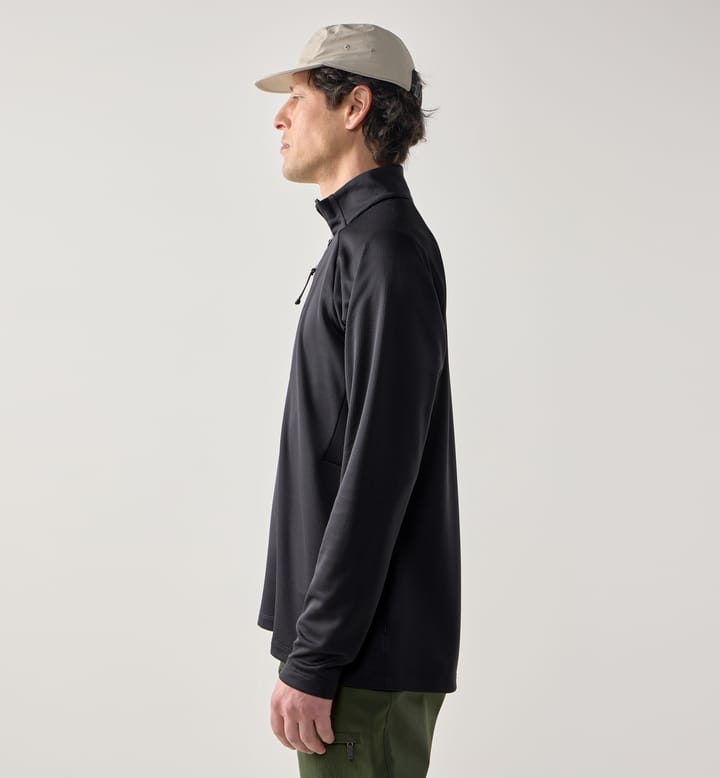 Korp Mid Halfzip Men True Black Korp Mid Halfzip Men True Black