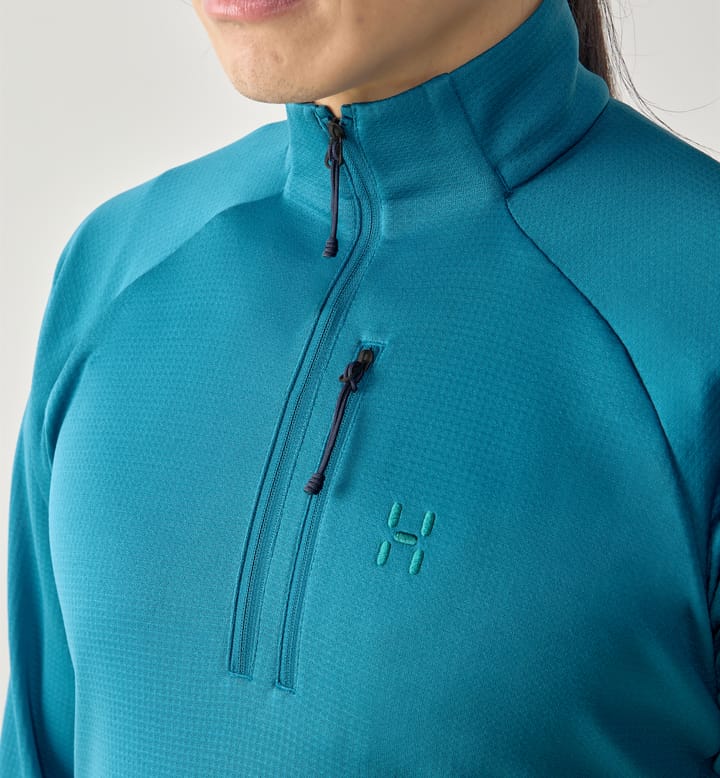 Korp Mid Halfzip Men Deep Teal Korp Mid Halfzip Men Deep Teal