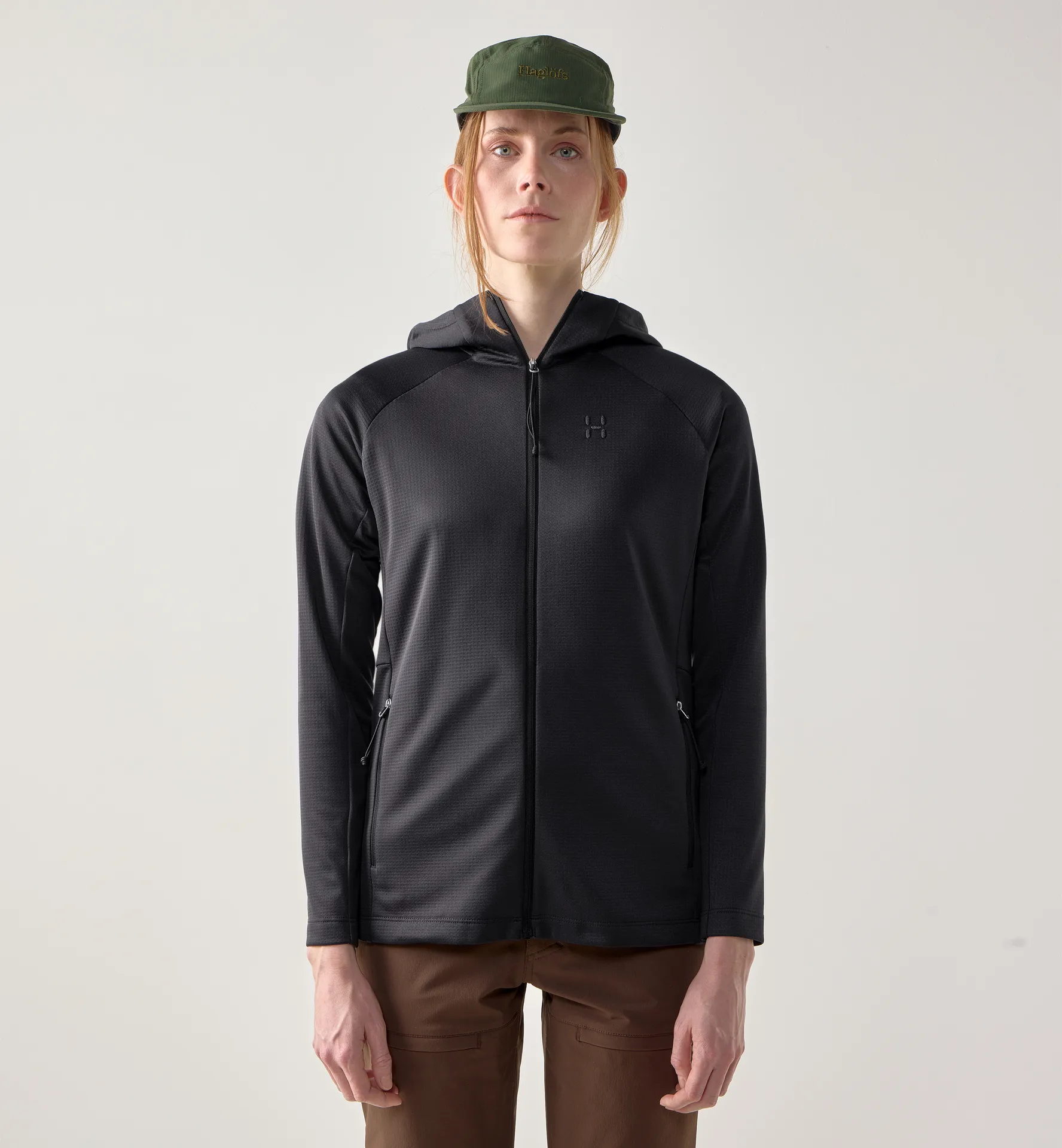 Haglöfs Korp Mid Hood Women True Black - Damen - XL