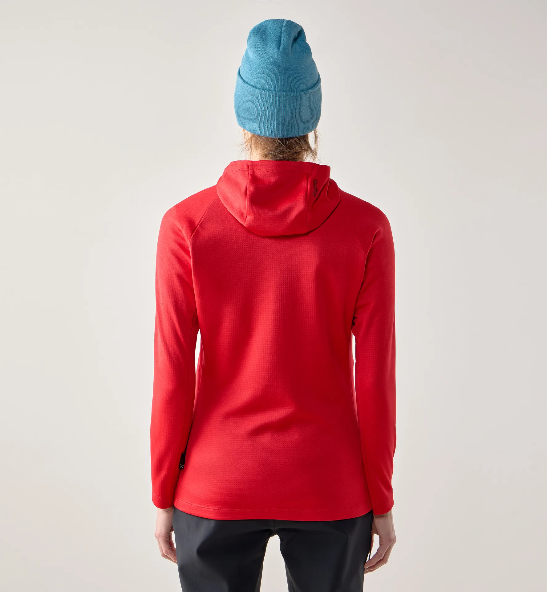 Korp Mid Hood Women Bright Red