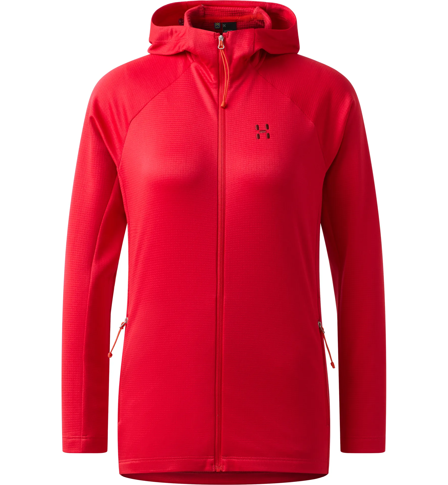 Korp Mid Hood Women Bright Red