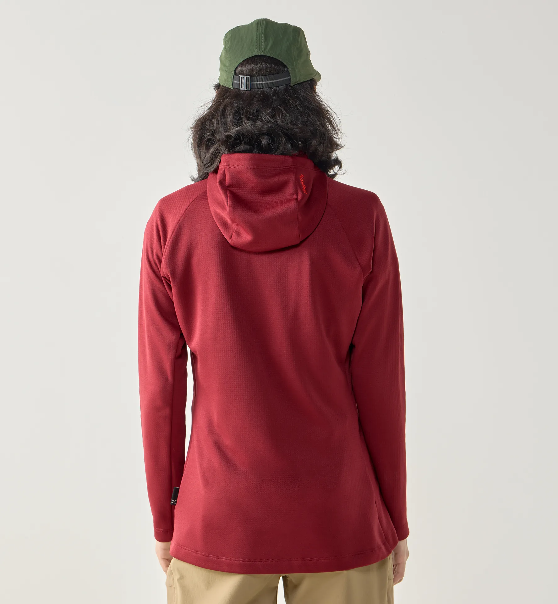 Korp Mid Hood Women Carmine Red