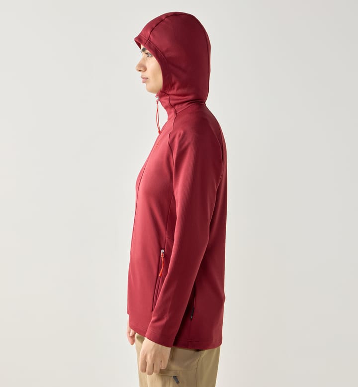 Korp Mid Hood Women Carmine Red Korp Mid Hood Women Carmine Red