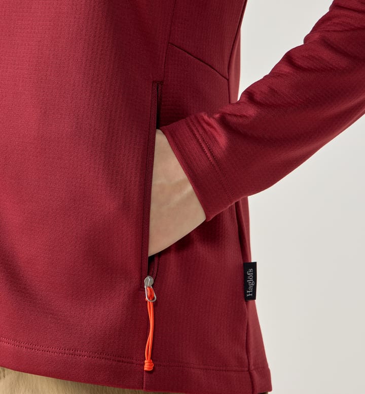 Korp Mid Hood Women Carmine Red Korp Mid Hood Women Carmine Red