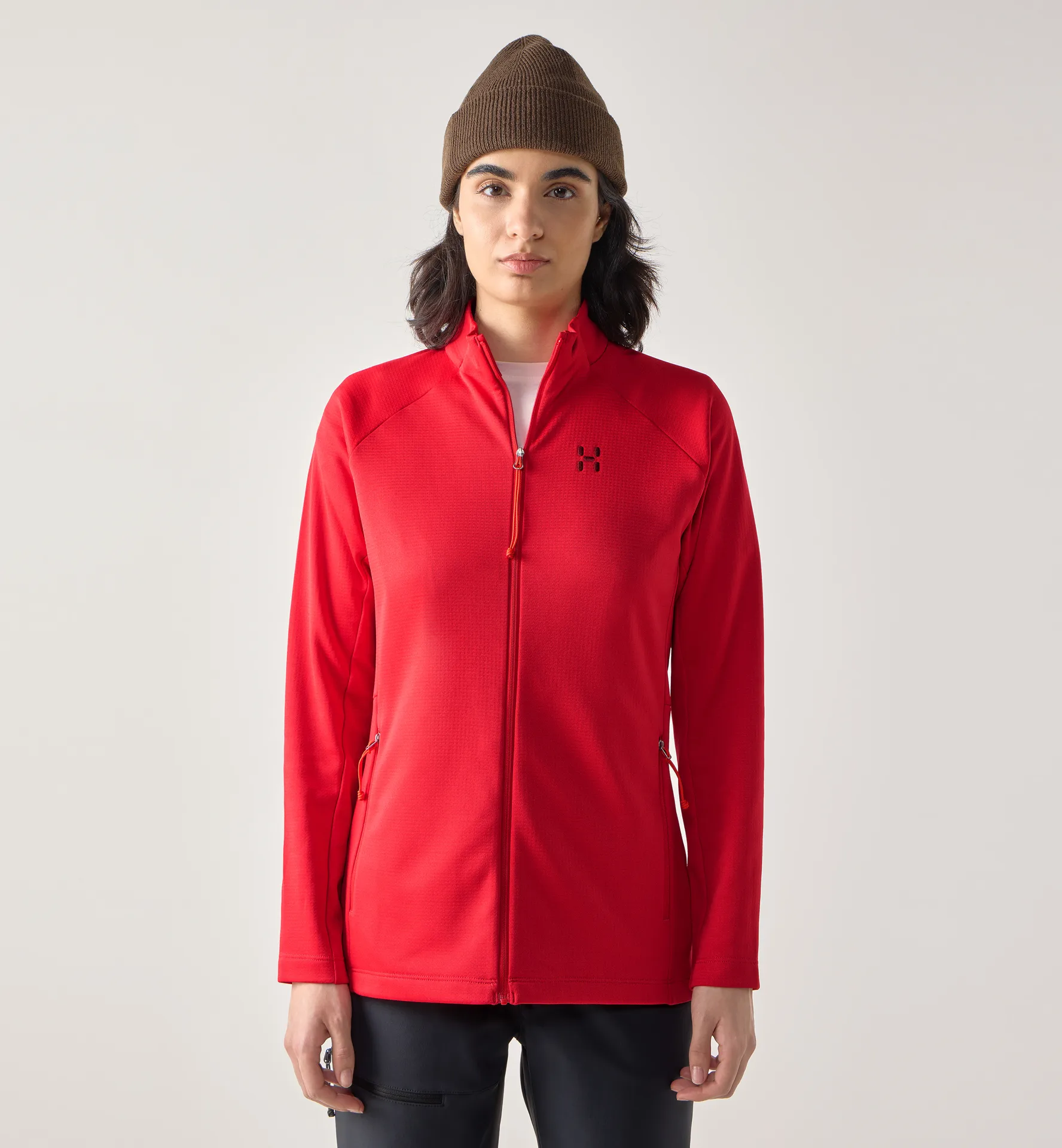 Korp Mid Jacket Women Bright Red