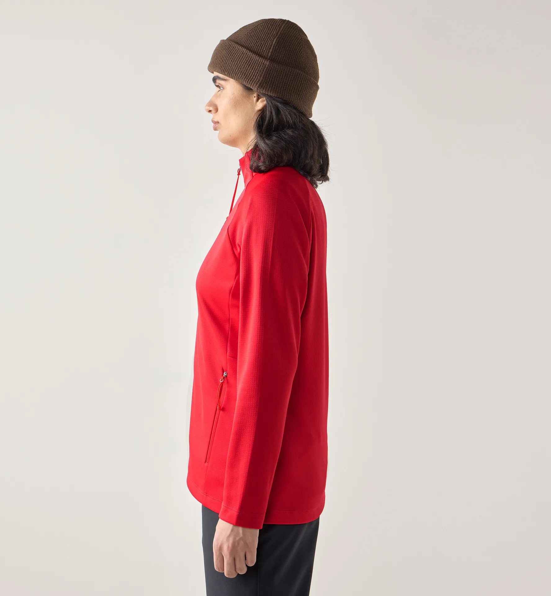 Korp Mid Jacket Women Bright Red