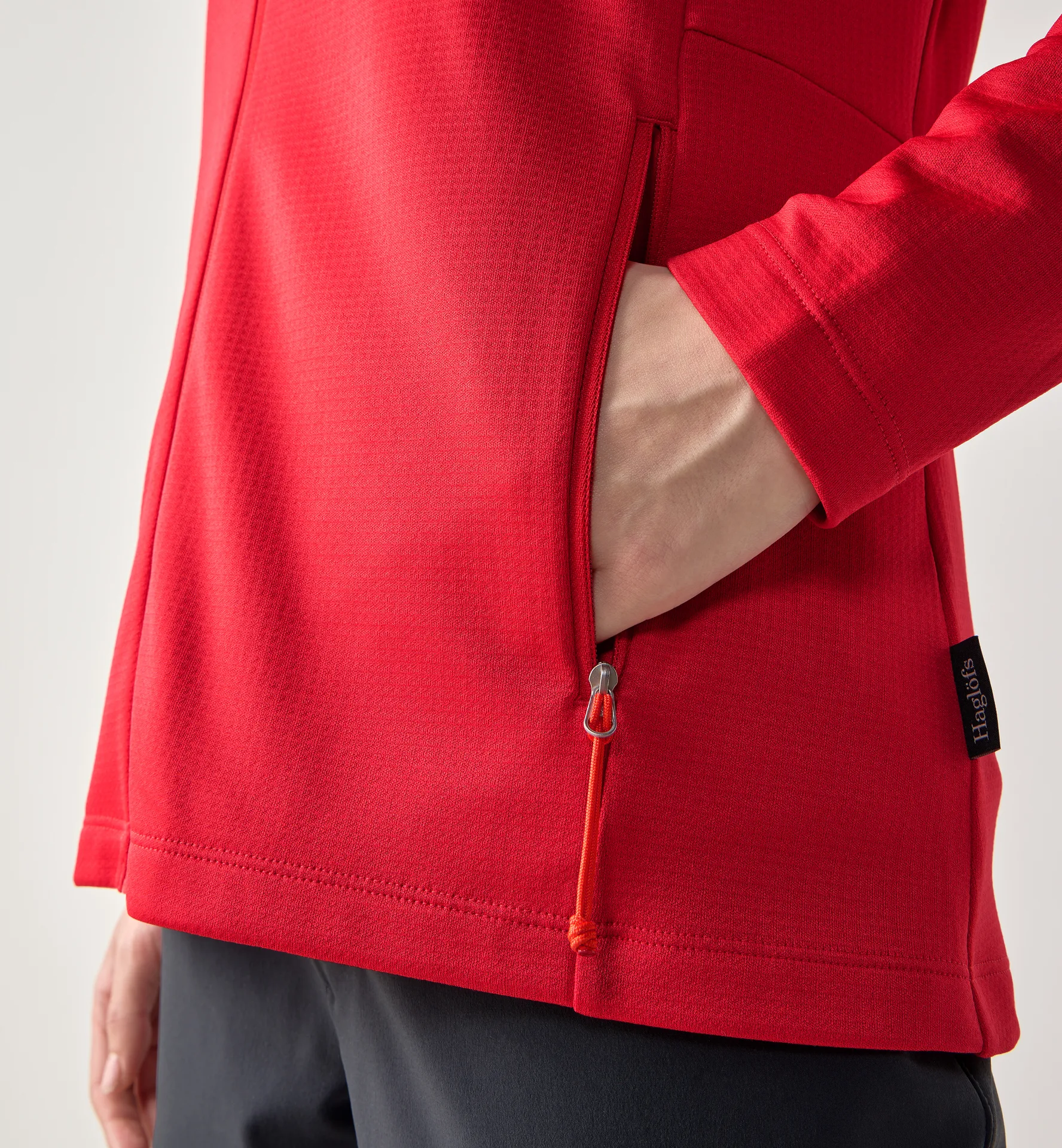 Korp Mid Jacket Women Bright Red