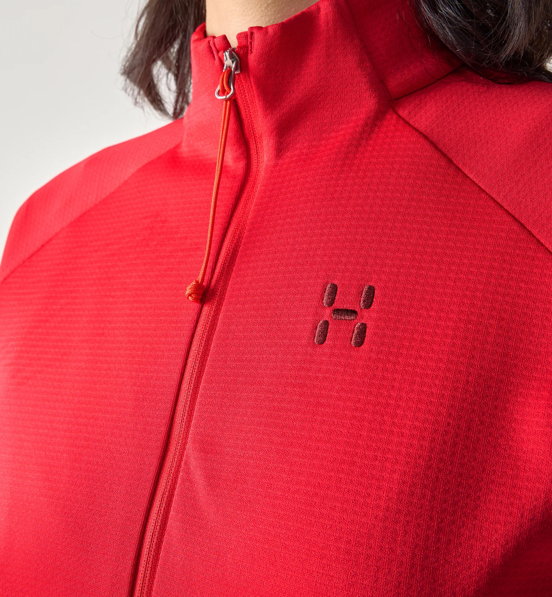 Korp Mid Jacket Women Bright Red